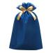  упаковка сумка подарок пакет бур nji- мешочек сумка LL индиго голубой .. noble лента есть подарок [01] ( почтовая доставка объект )