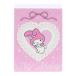  My Melody память Mini лента 2 рисунок × каждый 40 листов розовый × чёрный Heart PET обложка ..50 годовщина популярный симпатичный Sunstar канцелярские принадлежности [01] ( почтовая доставка объект )