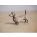  бумажное моделирование картон животное Dux fndo уровень . собака Dachshund( бесплатная доставка * маленький размер рейс .. рассылка )