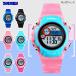 SKMEI спорт наручные часы Kids часы LED свет детский легктй для просмотра жизнь водонепроницаемый casual ученик начальной школы младшие классы . индустрия входить ... соответствие требованиям праздник автомобиль 