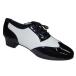  бальные танцы обувь _ джентльмен латиноамериканский Dance обувь _ semi заказ _ белый чёрный комбинированный _230903