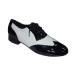  бальные танцы обувь _ джентльмен современный Dance обувь _ semi заказ _ чёрный белый комбинированный _251003