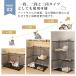 �L �P�[�W �L���b�g�P�[�W DIY�� 3�i ���R�g�ݍ��킹 �X���� �������� �E���h�~ ����� �L�n�E�X �y�b�g�P�[�W �h�A�t�� �X�e�b�v�t�� 75*40*106cm 75*40*118cm �֘A�摜4