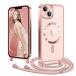 Lafunda iPhone 13/14 �p �P�[�X �N���A MagSafe�Ή� �V�����_�[ �X�}�z�J�o�[ ���� ���|�� �΂߂��� ��|��