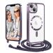 Lafunda iPhone 13/14 �p �P�[�X �N���A MagSafe�Ή� �V�����_�[ �X�}�z�J�o�[ ���� ���|�� �΂߂��� ��|��