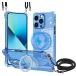 �Ή� iPhone13 Pro �P�[�X MagSafe �N���A 360����]�X�^���h �����O�t�� �ϏՌ� TPU ���^ �c�����Ή� ���|��