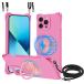 iPhone 13 Pro �p �P�[�X MagSafe�Ή� �����O �X�^���h 360�x��]�ł��� �p ���C�����X�[�d �l�b�N �V�����_�[ ��