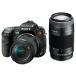 SONY цифровой однообъективный зеркальный камера W zoom линзы комплект α200 двойной zoom комплект черный DSLR-A200W