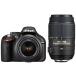 Nikon цифровой однообъективный зеркальный камера D5200 двойной zoom комплект AF-S DX NIKKOR 18-55mm f/3.5-5.6G VR/ AF-