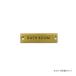  автограф plate BATH ROOM античный Gold 64021