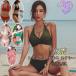  купальный костюм женский бикини топ на бретелях . накладка тросик нет Cross раздельный пляж ... купальный костюм женский бикини 2022 20 плата 30 плата 40 плата 