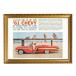  роскошный Vintage способ A3 рама деревянная рама P52 золотой искусство постер retro Ad ba Thai Gin g Ame машина Chevrolet Impala 1961
