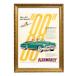  роскошный Vintage способ A3 рама деревянная рама P667 золотой искусство постер retro Ad ba Thai Gin g Ame машина Oldsmobile 1950 Rocket 88 98