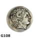  копия монета старый плата Греция Alexander угол atena бог серебряная монета монета монета 305~281BC античный G108