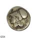  копия монета старый плата Греция Pegasus atena бог серебряная монета монета монета 345~307BC античный G54