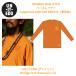 UN-IT-EDO Anne itoOrange man Baselayer L/S основа re year длинный рукав . пот скорость . защищающий от холода спорт уличный сноуборд лыжи машина . земля CAR DANCH