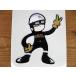 ڥͥݥȯǽArielƥå Ariel Rider Pudding Basin 2 Fingered Salute Sticker #9 ѹ͢