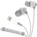  Elecom Lightning подключение наушники Mike /FAST MUSIC(TM) EHP-LF12CM WH