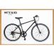  гибридный велосипед 700x28C Shimano производства 6 ступени переключение скоростей 21 технология (21Technology) CL266( матовый черный )