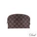 LOUIS VUITTON Louis * Vuitton небольшая сумочка * cosme tikPM N47516 Brown женский косметичка LV