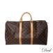 LOUIS VUITTON Louis * Vuitton ключ poru50 унисекс M41426 Brown мужской сумка "Boston bag" LV