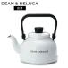 �f�B�[���A���h�f���[�J �z�[���[�P�g���@�z���C�g�@1.6�k DEAN &amp; DELUCA �ϔM IH�Ή� ���� �₩�� �e�B�[�|�b�g �R�[�q�[�|�b�g �h���b�v�P�g�� ����