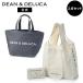  Dean and Dell -ka покупка сумка Natural & большая сумка угольно-серый S DEAN &amp; DELUCA эко-сумка compact 