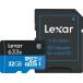  бесплатная доставка Lexarre kissa -High-Performance 633x microSDHC 32GB LSDMI32GBB633A SD конверсионный адаптор приложен [ за границей li tail товар ]