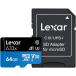  бесплатная доставка Lexarre kissa -High-Performance 633x microSDXC 64GB LSDMI64GBB633A SD конверсионный адаптор приложен [ за границей li tail товар ]