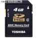 �������� TOSHIBA ����  SD-K04G SDHC 4GB Class4 ���{�� �o���N�i