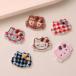  стильный проверка узор. кошка. . лицо 6 вид * приклеивание декоративные элементы .. кошка 