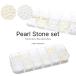 [ кошка pohs бесплатная доставка ][ жемчуг Stone ] Nailparts комплект 1.5mm~4mm( белый / крем ) 10 выход в кейсе оптимальный собственный ногти гель ногти 