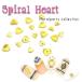 [ кошка pohs бесплатная доставка ] спираль Heart metal детали [S/M]5 штук Heart спираль собственный ногти гель ногти 