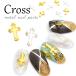 [ кошка pohs бесплатная доставка ] Cross metal детали Gold / серебряный Nailparts искусство детали гель собственный ногти гель ногти 