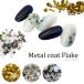 [ кошка pohs бесплатная доставка ] Nailparts metal пальто хлопья все 3 цвет примерно 2g ввод собственный ногти гель ногти 