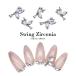 [ кошка pohs бесплатная доставка ] Nailparts циркон производства .... циркон бабочка детали 1 штук входит собственный ногти гель ногти 