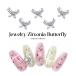 [ кошка pohs бесплатная доставка ] Nailparts циркон производства ювелирные изделия циркон бабочка детали 1 штук входит собственный ногти гель ногти 