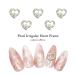[ кошка pohs бесплатная доставка ] Nailparts жемчуг имеется не .. Heart рама детали 2 штук входит собственный ногти гель ногти ушная раковина 