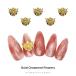 [ кошка pohs бесплатная доставка ] Nailparts Gold орнамент цветок детали 2 штук входит гель ногти ушная раковина 