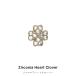  гель ногти ногти Town Nailparts циркон производства циркон Heart clover детали 1 штук входит гель ногти ушная раковина 
