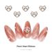 [ кошка pohs бесплатная доставка ] Nailparts жемчуг Heart лента детали 2 штук входит гель ногти ушная раковина 