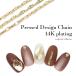[ кошка pohs бесплатная доставка ] Nailparts Press do дизайн цепь 14K примерно 20cm ввод собственный ногти гель ногти 