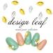 [ кошка pohs бесплатная доставка ] дизайн leaf metal детали ( Gold / серебряный ) 5 штук входит нейл-арт metal детали собственный ногти гель ногти 