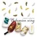[ кошка pohs бесплатная доставка ] Nailparts bohemi Anne wing детали [ Gold * серебряный * античный Gold /4 штук входит ] собственный ногти гель ногти 
