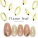 [ кошка pohs бесплатная доставка ] Nailparts рама leaf Gold 2 размер 20 штук входит собственный ногти гель ногти 