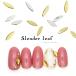[ кошка pohs бесплатная доставка ] Nailparts s Len da- leaf детали Gold серебряный примерно 30 штук входит собственный ногти гель ногти 