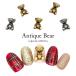 [ кошка pohs бесплатная доставка ] Nailparts античный Bear детали [ Gold / серебряный ]3 штук входит собственный ногти гель ногти 
