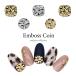 [ кошка pohs бесплатная доставка ] Nailparts en Boss монета детали [ Gold / серебряный ]2 Shape 5 штук собственный ногти гель ногти 