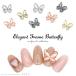 [ кошка pohs бесплатная доставка ] Nailparts SUZU сотрудничество товар elegant рама бабочка детали все 4 вид 3 штук собственный ногти гель ногти 