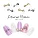 [ кошка pohs бесплатная доставка ] Nailparts циркон производства циркон лента детали [ Gold / серебряный ]2 штук входит собственный ногти гель ногти 